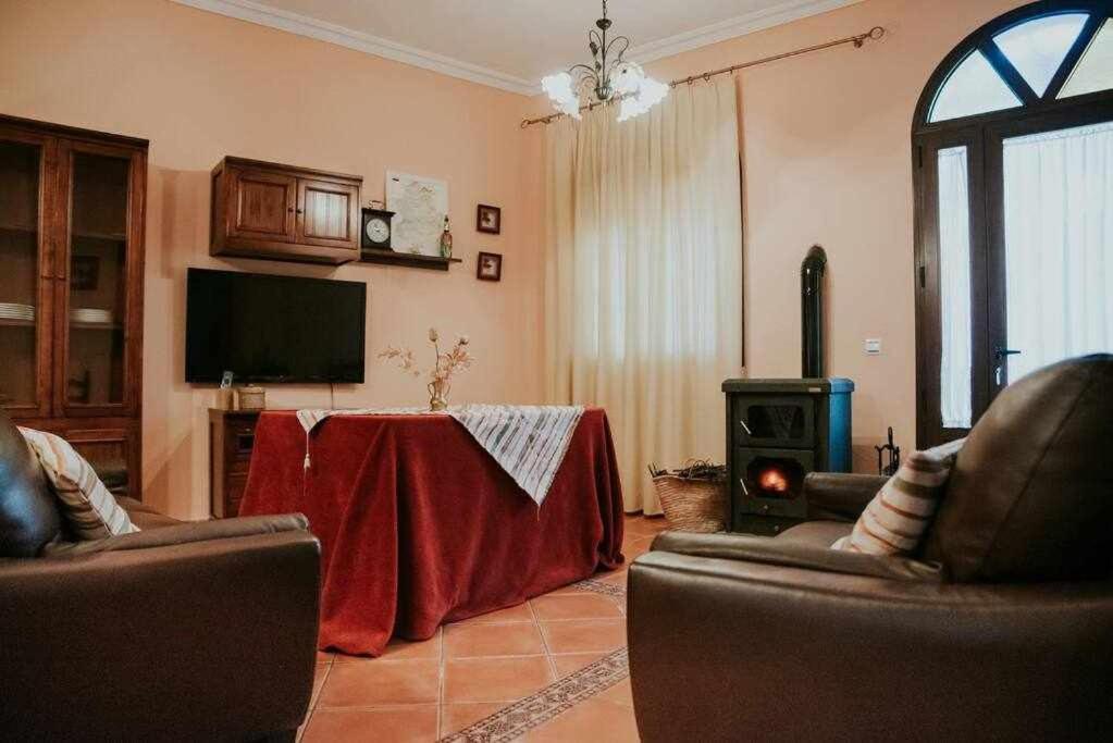 Casa Rural Con Jacuzzi, Sauna, Barbacoa Y Barra Cabeza la Vaca Exteriör bild