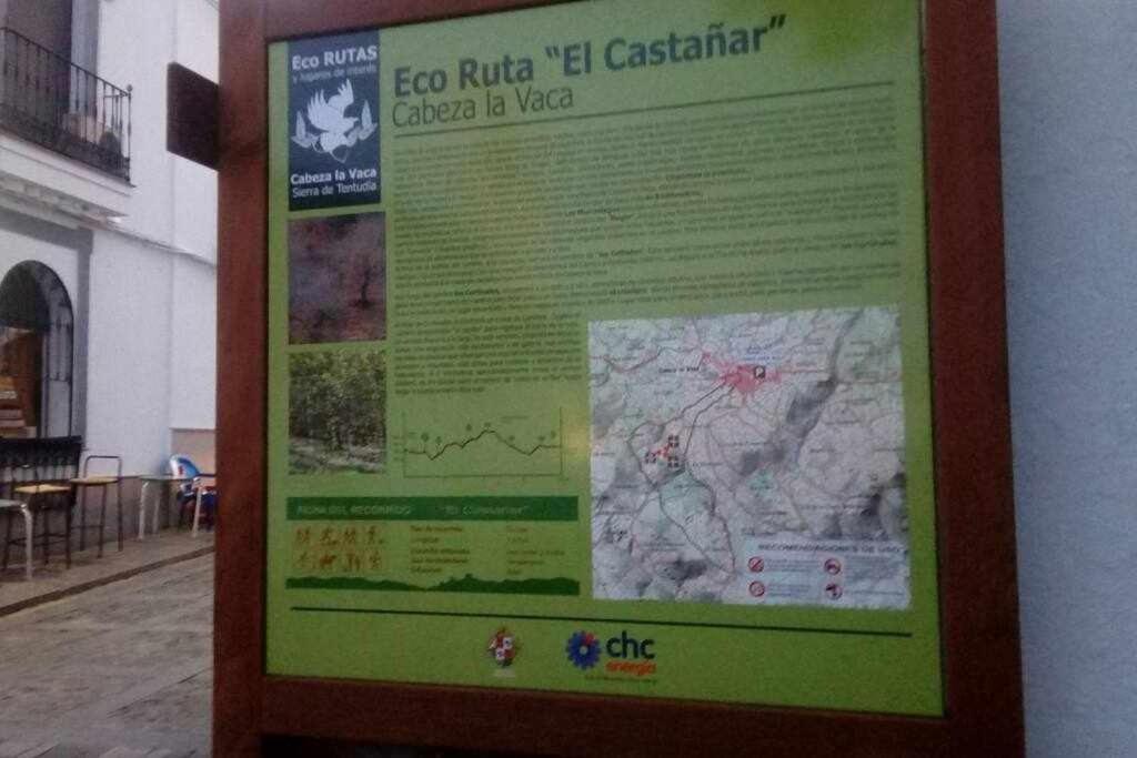 Casa Rural Con Jacuzzi, Sauna, Barbacoa Y Barra Cabeza la Vaca Exteriör bild